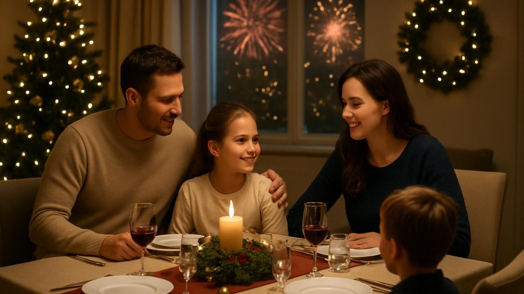 Capodanno con bambini a Cremona: soggiorni, cena e attività per famiglie Famiglia con bambini in ambiente accogliente per Capodanno